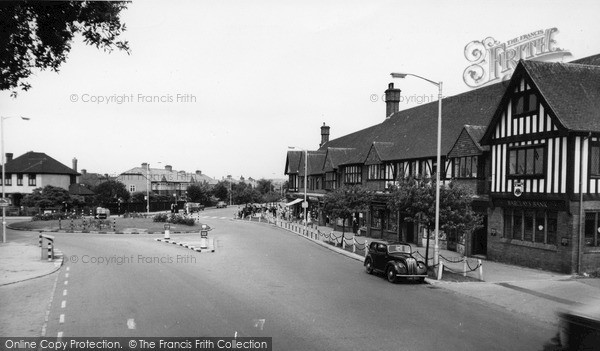 Photo of Shirley, The Roundabout, Shirley Road c.1960