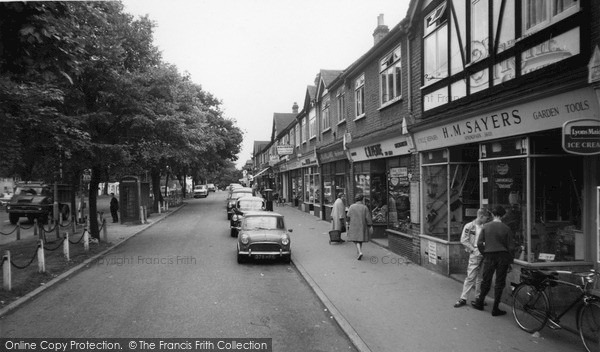 Photo of Shirley, The Shops, Wickham Road c.1965