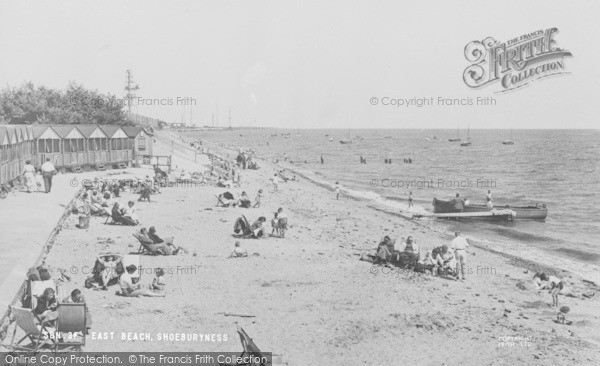 Photo of Shoeburyness, East Beach c.1955