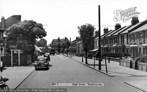 Photo of Shoeburyness, High Street c.1950