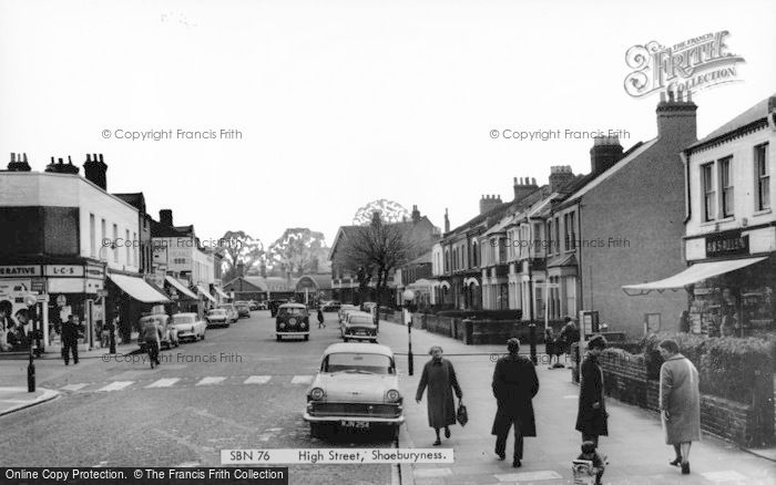 Photo of Shoeburyness, High Street c.1965