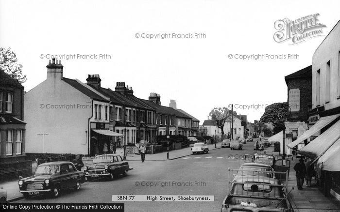 Photo of Shoeburyness, High Street c.1965