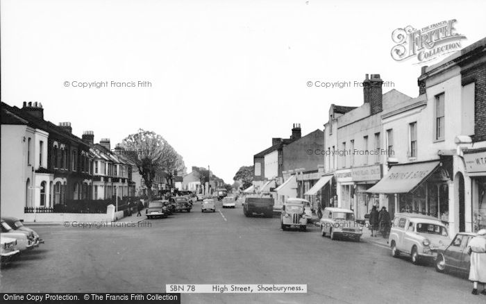 Photo of Shoeburyness, High Street c.1965