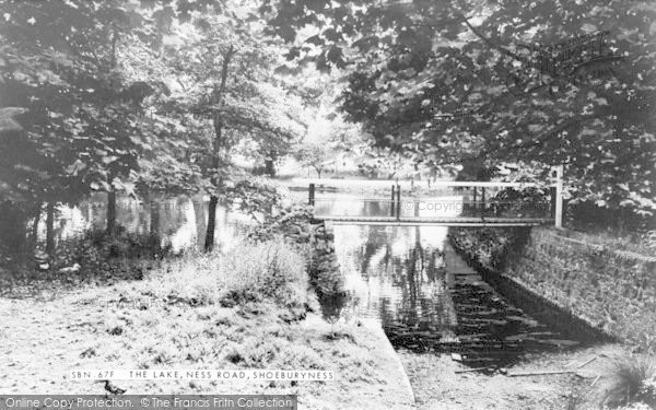 Photo of Shoeburyness, Ness Road, The Lake c.1965
