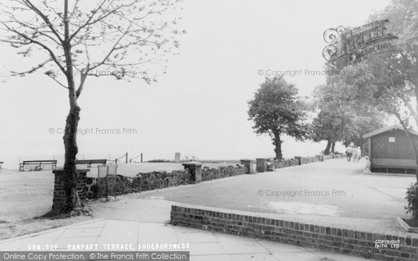 Photo of Shoeburyness, Rampart Terrace c.1960