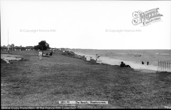 Photo of Shoeburyness, The Beach c.1965