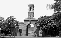 Shoeburyness, the Garrison Clock Tower c1955