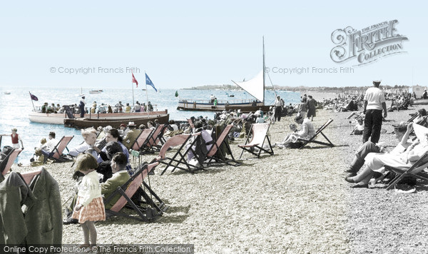 Photo of Shoeburyness, West Beach c.1955