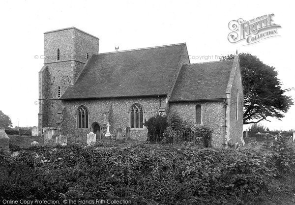 Photo of Sholden, Church 1918