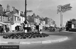 Shoreham-By-Sea, High Street And Roundabout c.1950, Shoreham-By-Sea