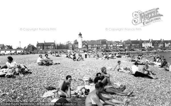Photo of Shoreham By Sea, Kingston Beach c.1955