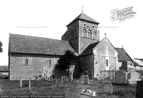 Photo of Shoreham By Sea, Old Shoreham St Nicolas' Church 1890