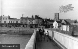 Shoreham-By-Sea, On The Bridge c.1950, Shoreham-By-Sea
