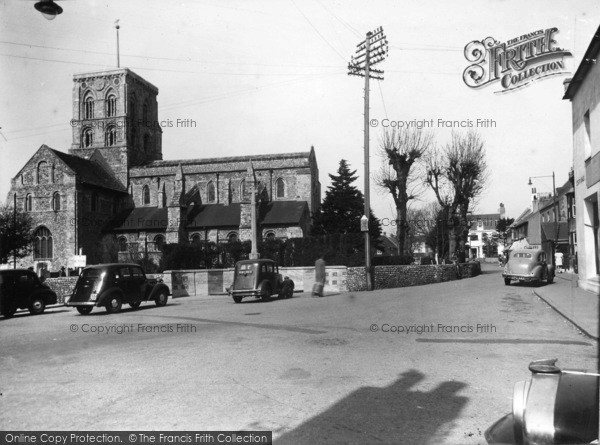 Photo of Shoreham By Sea, St Mary's Church And East Street c.1950