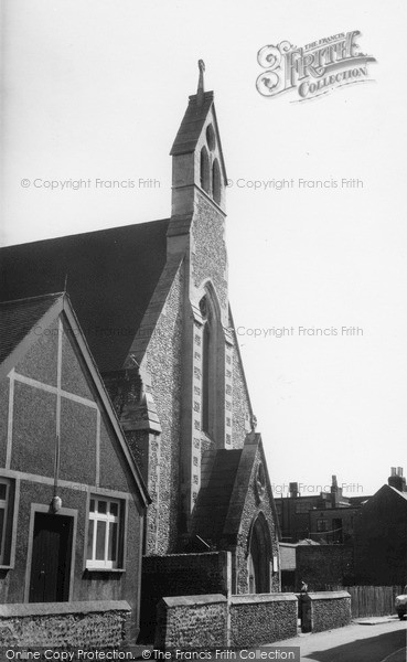 Photo of Shoreham By Sea, St Peter's Church And Hall c.1960