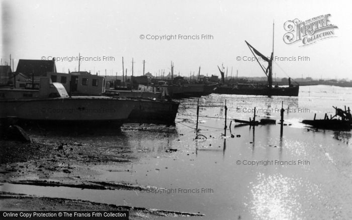 Photo of Shoreham By Sea, Sunset On The Harbour c.1950