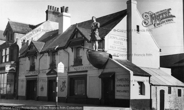 Photo of Shoreham By Sea, The Crown And Anchor Hotel c.1955