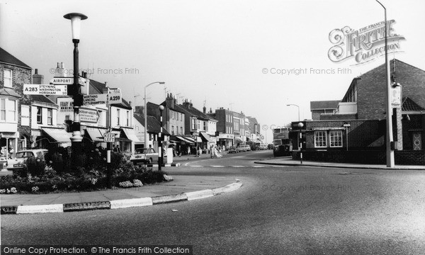 Photo of Shoreham By Sea, The Roundabout c.1965