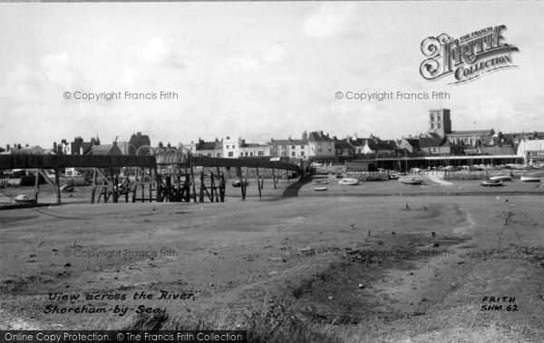 Photo of Shoreham By Sea, View Across The River Adur c.1960