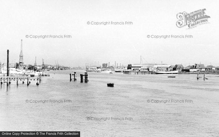 Photo of Shoreham By Sea, View From Footbridge c.1950
