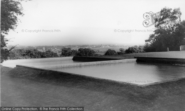 Photo of Shoreham By Sea, View From Lancing School Lily Ponds c.1965