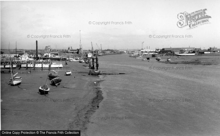 Photo of Shoreham By Sea, View From The Footbridge c.1960
