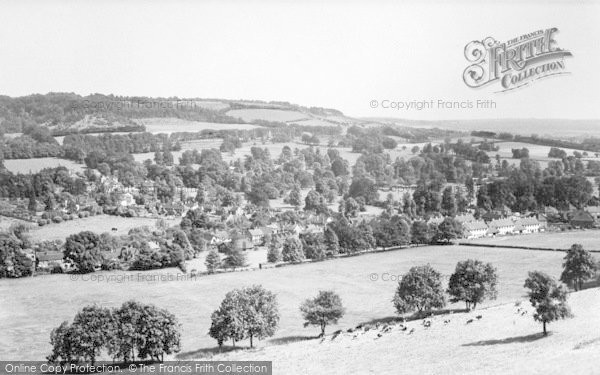 Photo of Shoreham, From The Hills c.1955