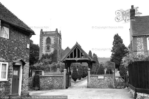 Photo of Shoreham, St Peter And St Paul's Church c.1955