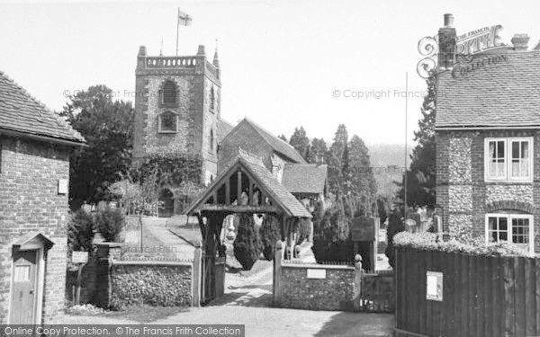 Photo of Shoreham, St Peter And St Paul's Church c.1955
