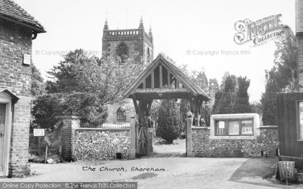 Photo of Shoreham, St Peter And St Paul's Church c.1960