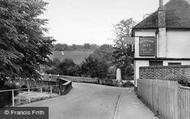 The Bridge And Memorial Cross c.1955, Shoreham
