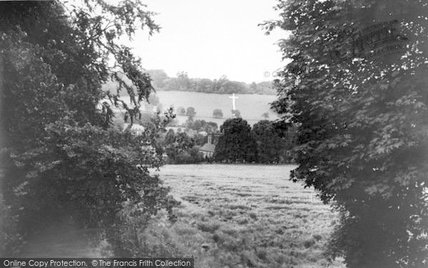 Photo of Shoreham, The Church And Memorial Cross c.1965