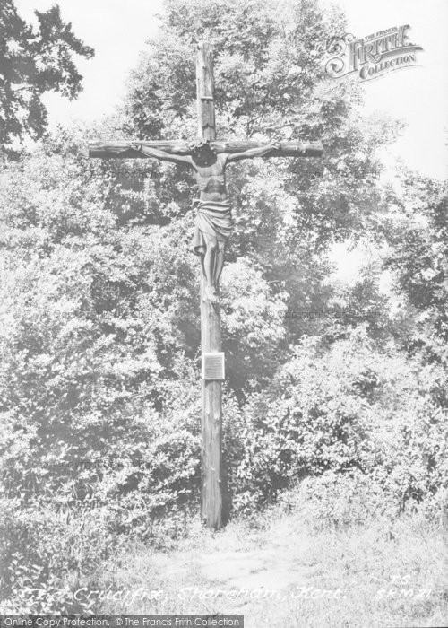 Photo of Shoreham, The Crucifix c.1955