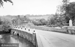 The Post Office And Bridge c.1955, Shoreham