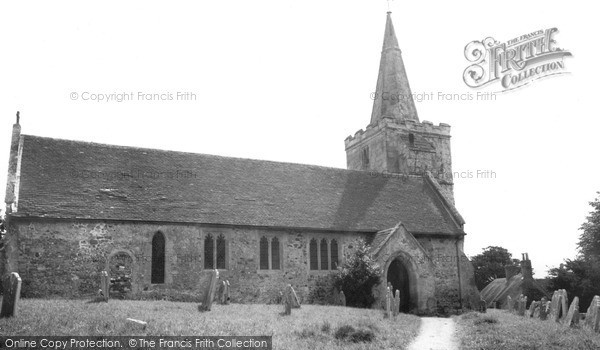 Photo of Shorwell, St Peter's Church c.1955