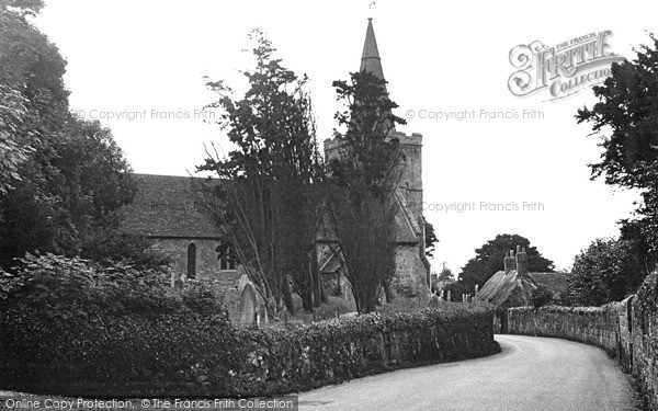 Photo of Shorwell, The Church 1951