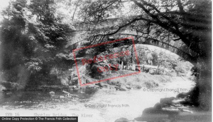Photo of Shotley Bridge, The River c.1965