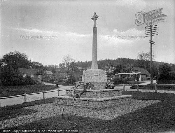 Photo of Shottermill, Camelsdale Memorial And Crossroads 1921