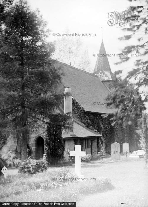 Photo of Shottermill, Church From East c.1900