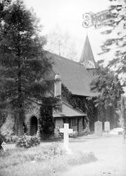 Church From East c.1900, Shottermill