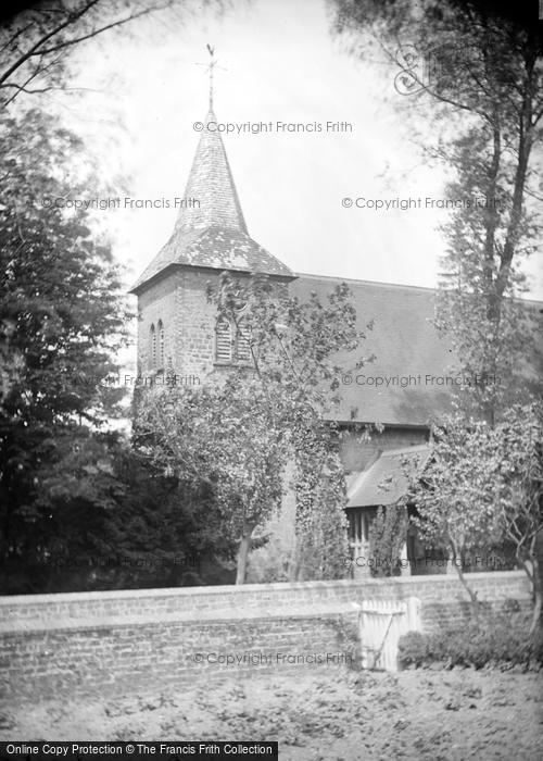 Photo of Shottermill, Church From  South West c.1900