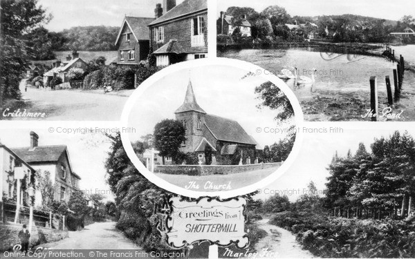 Photo of Shottermill, Composite c.1910