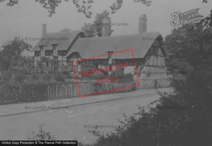 Photo of Shottery, Anne Hathaway's Cottage 1922