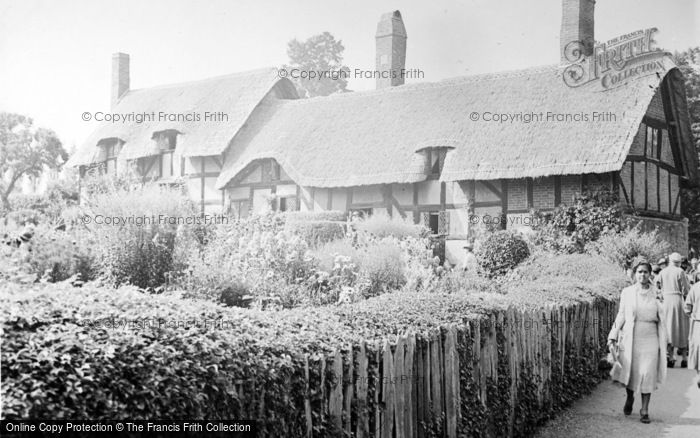 Photo of Shottery, Anne Hathaway's Cottage c.1937