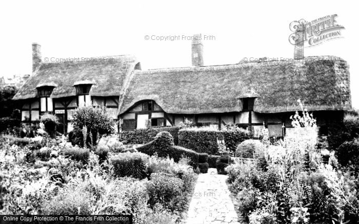 Photo of Shottery, Anne Hathaway's Cottage c.1955