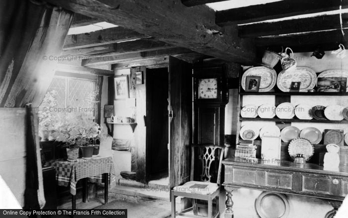 Photo of Shottery, Anne Hathaway's Cottage, The Parlour c.1890
