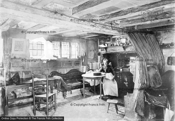 Photo of Shottery, Anne Hathaway's Cottage, The Parlour c.1900