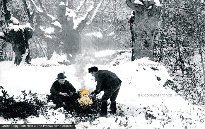 Photo of Shottery, The Holly Gatherers 1910