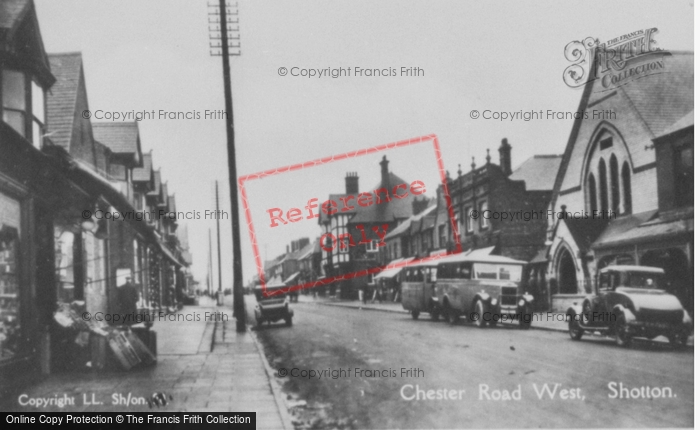 Photo of Shotton, Chester Road West c.1939
