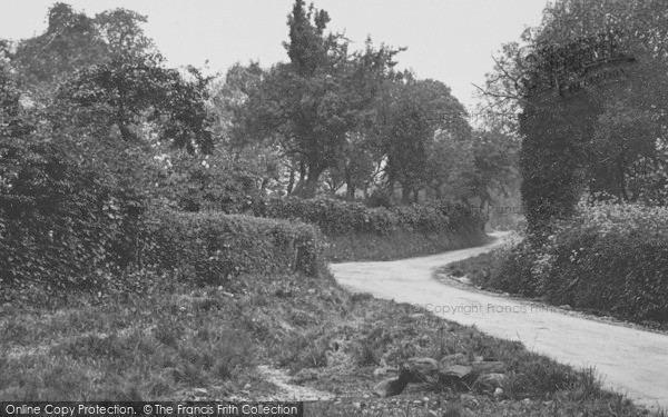 Photo of Shotwick, The Village c.1950